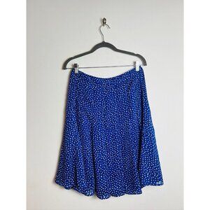 Pierre Cardin Skirt Polka Dot Blue And White